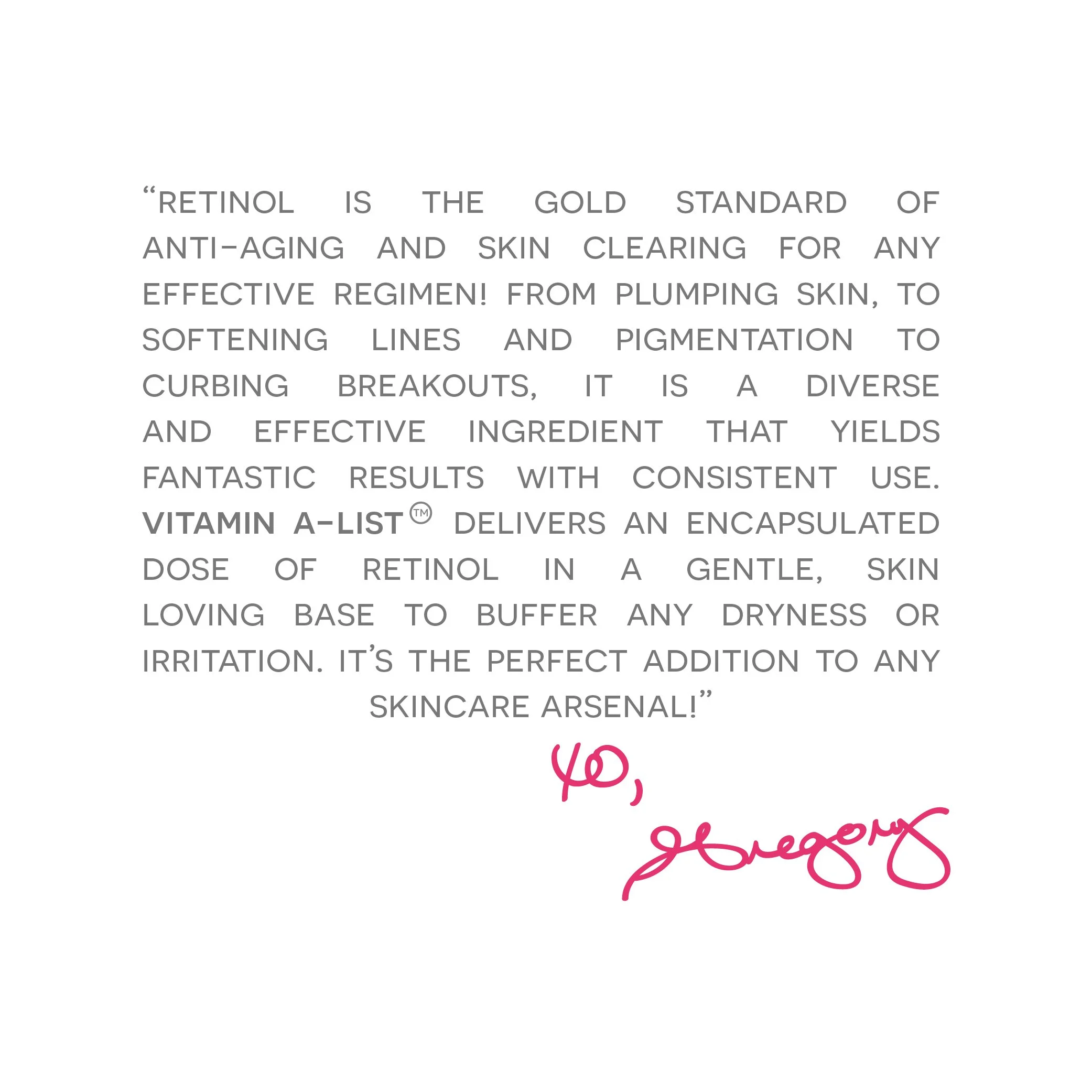 Vitamin AList Retinol Face Serum Gregory Dylan Beauty West