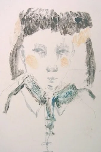 Eric Boucourt Untitled, 2013 Monotype, oil paint, color pencils 4 x 6 inches $500 framed