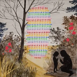 Hilary Irons Every Little Stone, 2012 Acrylic and Marble Dust on Panel 10 x10 in Price on Request