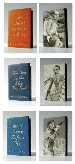Martin McMurray The Faint Outlines of Love, 2007 The Sea is the Sky Aroused, 2007 Here Where Conclusions are Hard to Draw, 2007 Acrylic on wood 8 x 5 x1.6 $1500 each