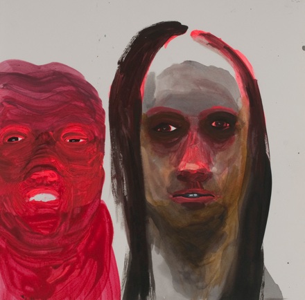 Sarah Gamble Freaks, 2012 Acrylic, ink on paper 12x12” $1,000
