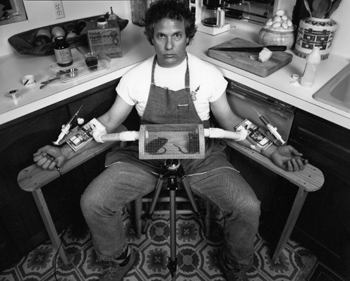 Bill Thomas Rats & Syringes, from the series SUICIDE, 1992. Toned silver gelatin print 33 x 41 inches $2500 unframed