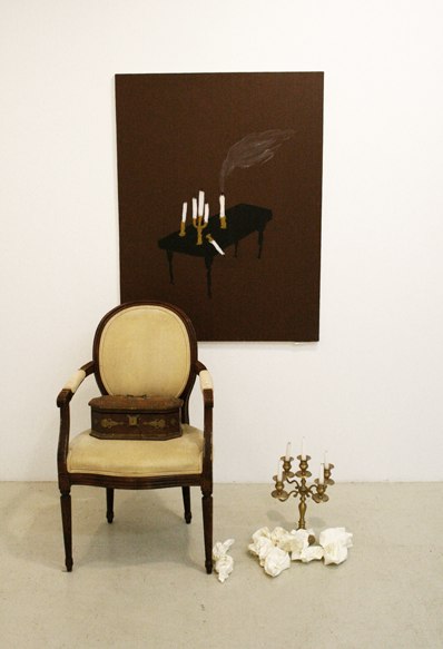 James J. Williams IIII Arranging the deck chairs on the titanic Installation $4200, painting alone $2800