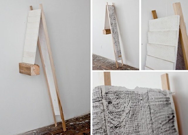 Abraham McNally Untitled Sculpture, 2011 Plaster, wood, graphite 12 x 36 x 60 inches $2000