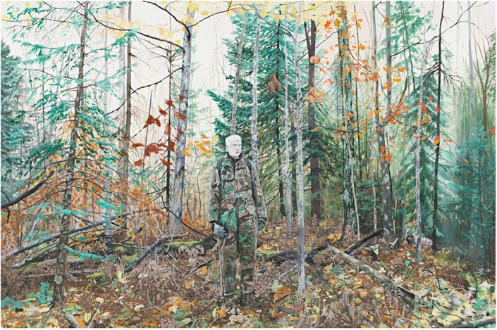 Breehan James Deer Hunting, 2010 Oil on canvas 36 x 54 inches $3500