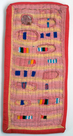 Maria Pithara Grooves , 2013 Mixed Media 40 x 19.5 in $1,700