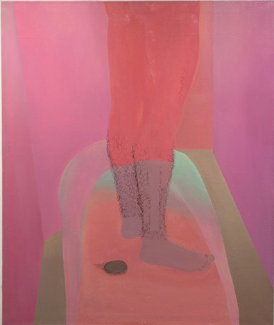 Xinyi Cheng Bath Tub , 2013 Oil on Canvas 37 x 44 in $3, 500