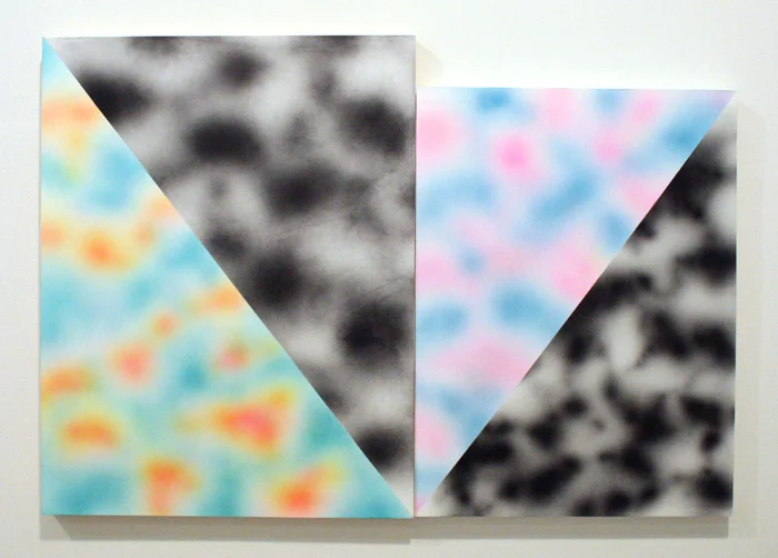 The Crossroads, Acrylic on panel, 2015, 18" x 14" Split, Acrylic on panel, 2015, 16" x 12"