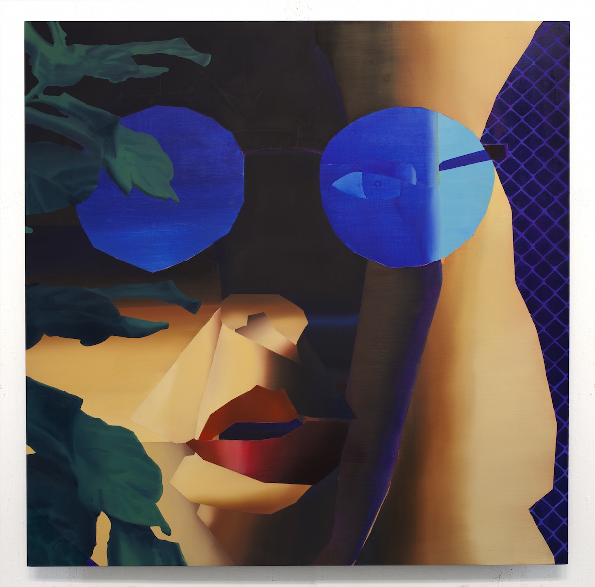 Jonathan Chapline Gradient mesh based vector portrait, 2014 Oil on panel 40 x 40 inches $3,400 