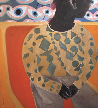 Tyler weeks Commuters , 2014 Oil on canvas 48 x 52 inches $4,500 
