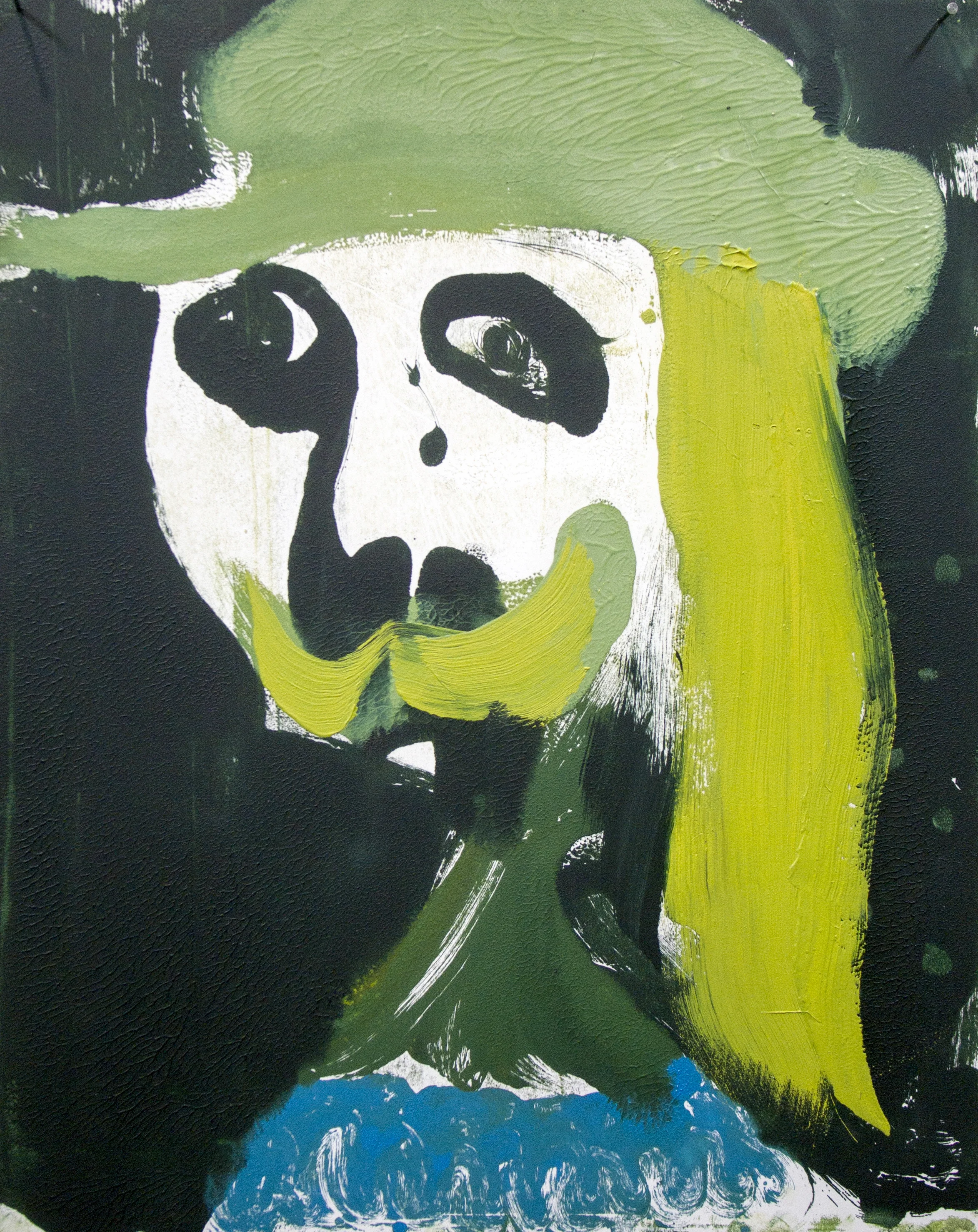 Yuhi Hasegawa Yellow Hair , 2015 Oil on paper 11 x 14 inches 