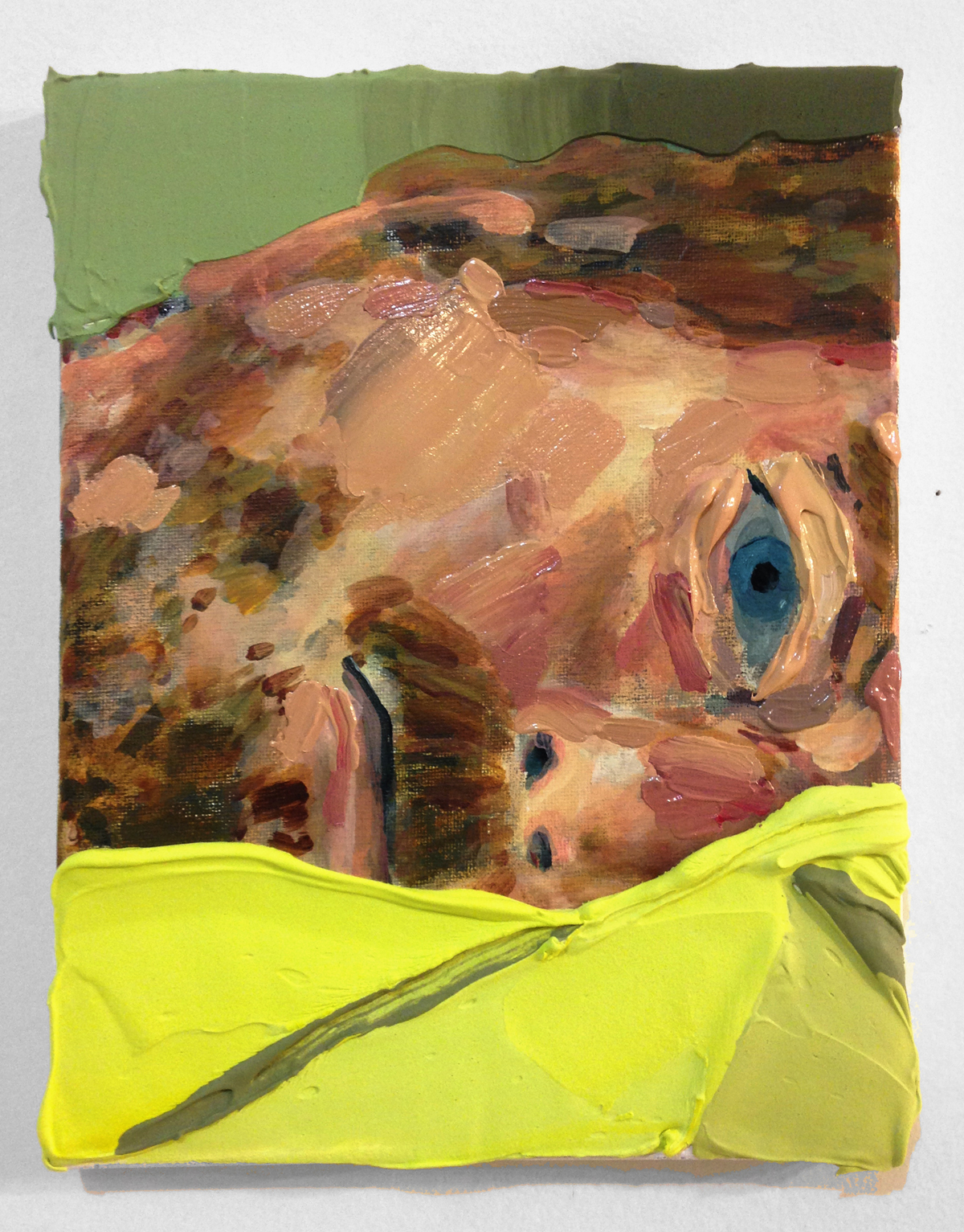 Hilary Doyle, Half-awake, 2016 Acrylic on canvas, 8 x 10"