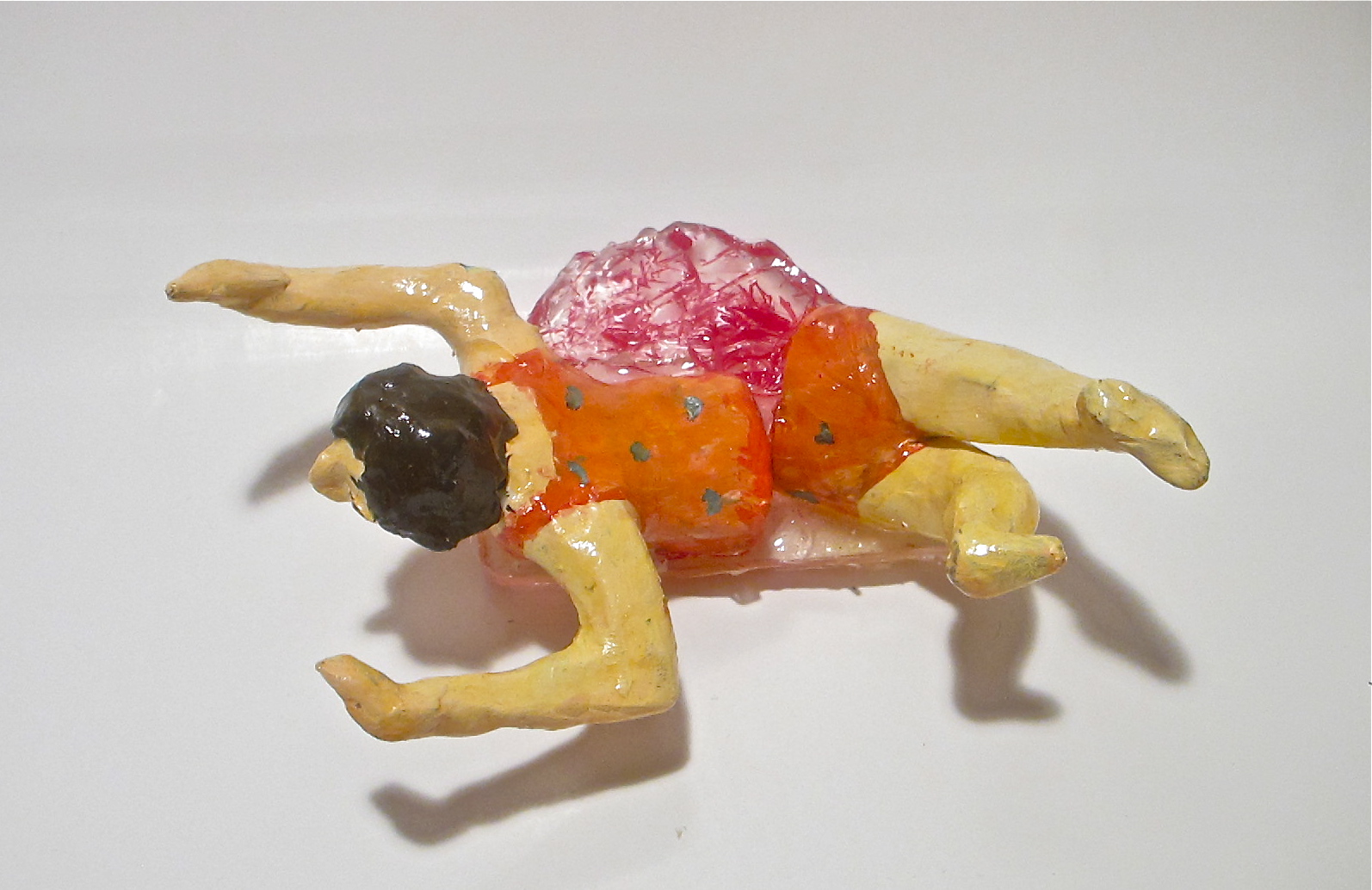 Janie Korn 'Breaking Up,' 2016, resin, ceramic, acrylic, found objects, 8"x4"x4"