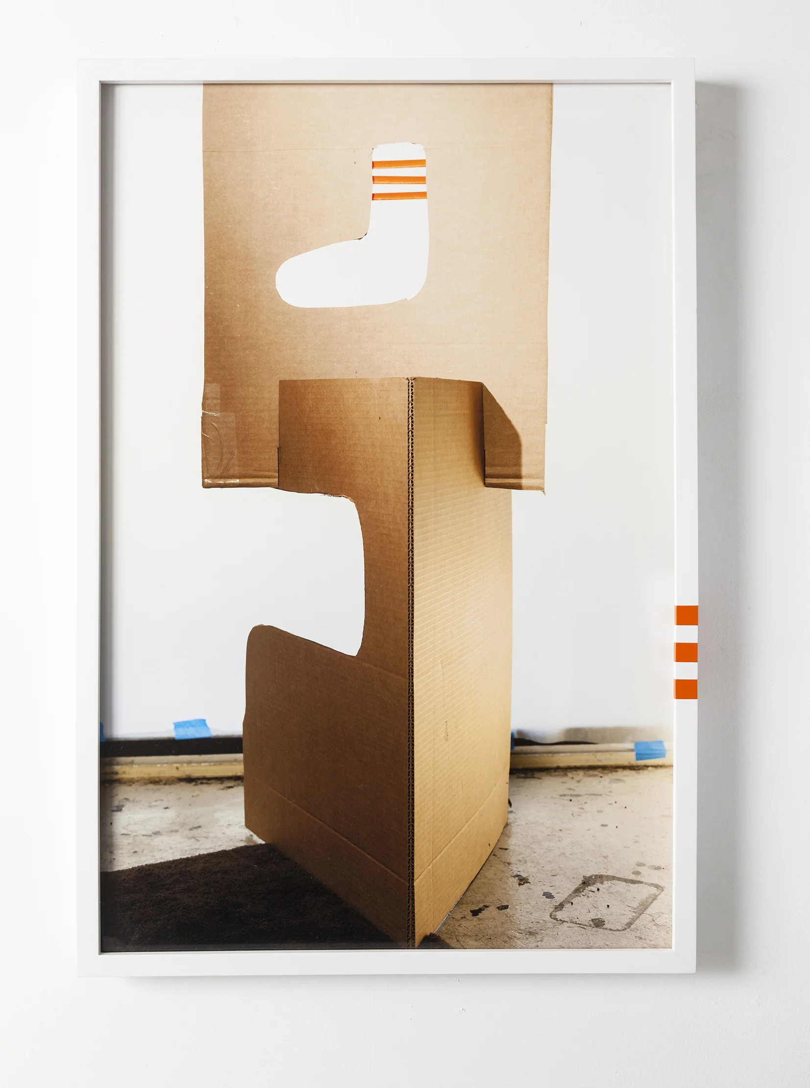 Barbara Weissberger "Sock/Not Sock", 2017, digital photograph/archival pigment print, artist frame, 30" x 20" http://barbaraweissberger.net