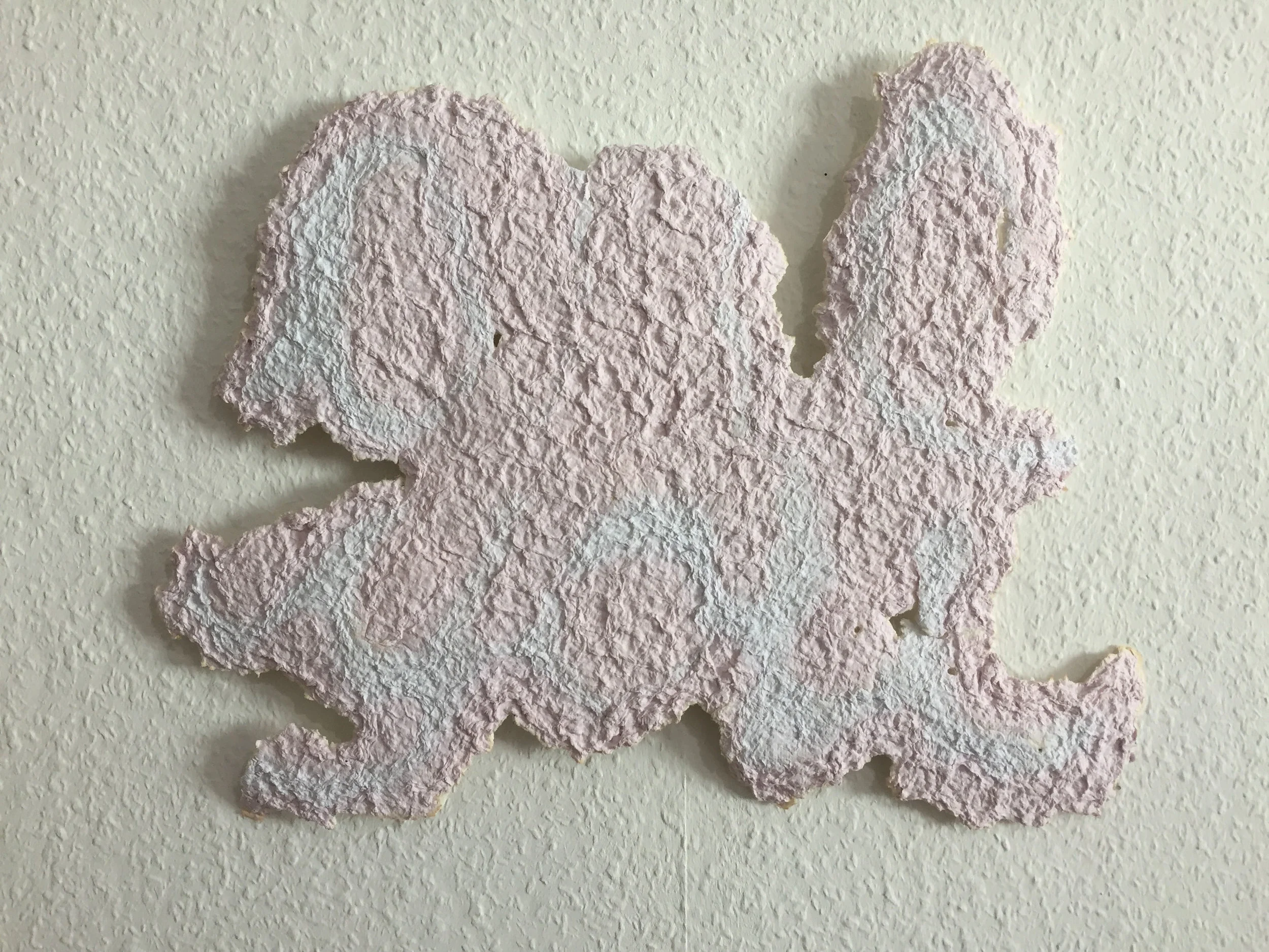 Are You, 2017, Paper Pulp, 19.25 wide x 14.5 high