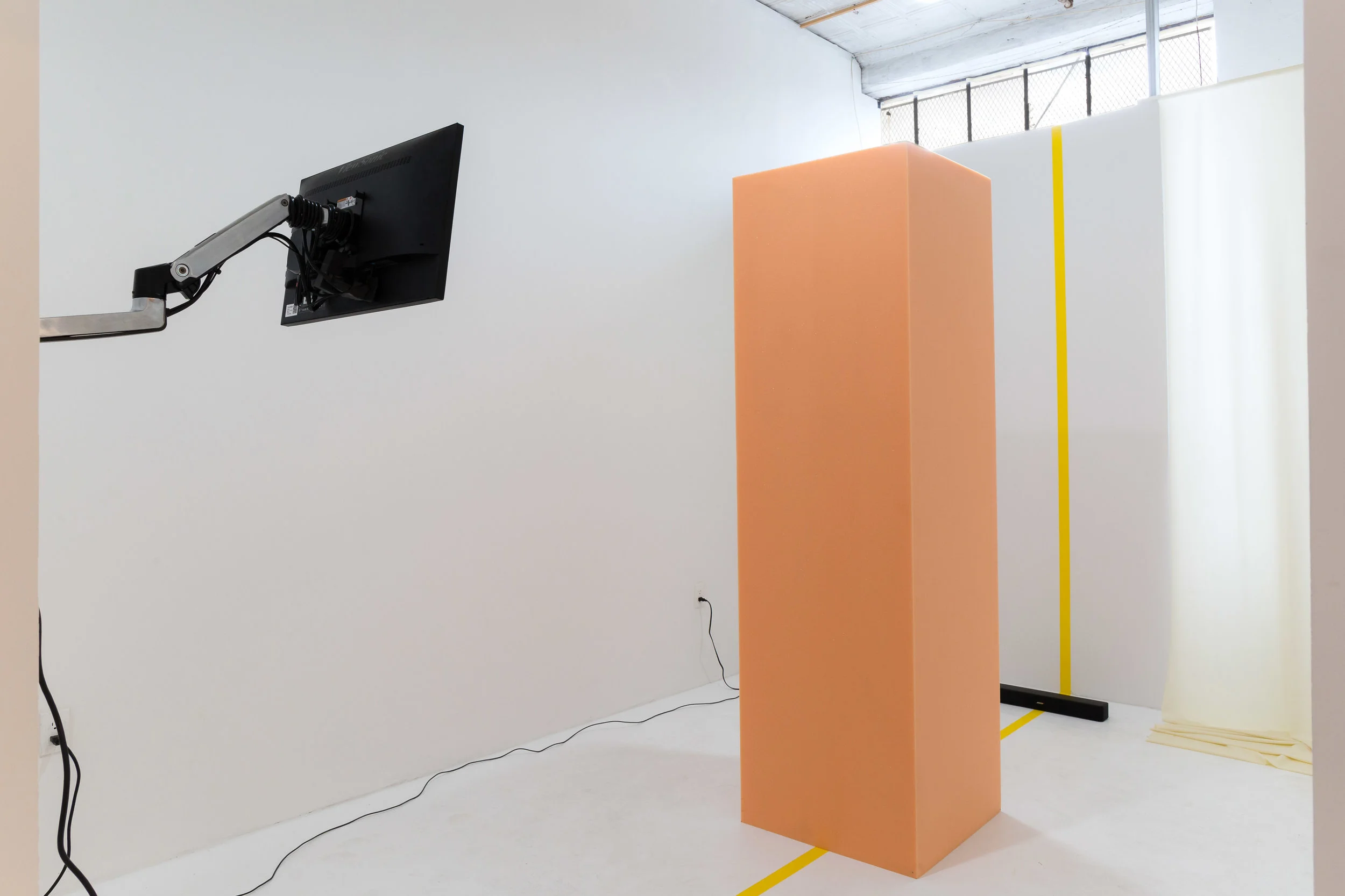 Amanda Turner Pohan Linqox Criss on The River Ilissus , 2017. Installation view at SOHO20 Gallery. Photo by Bekka Palmer.