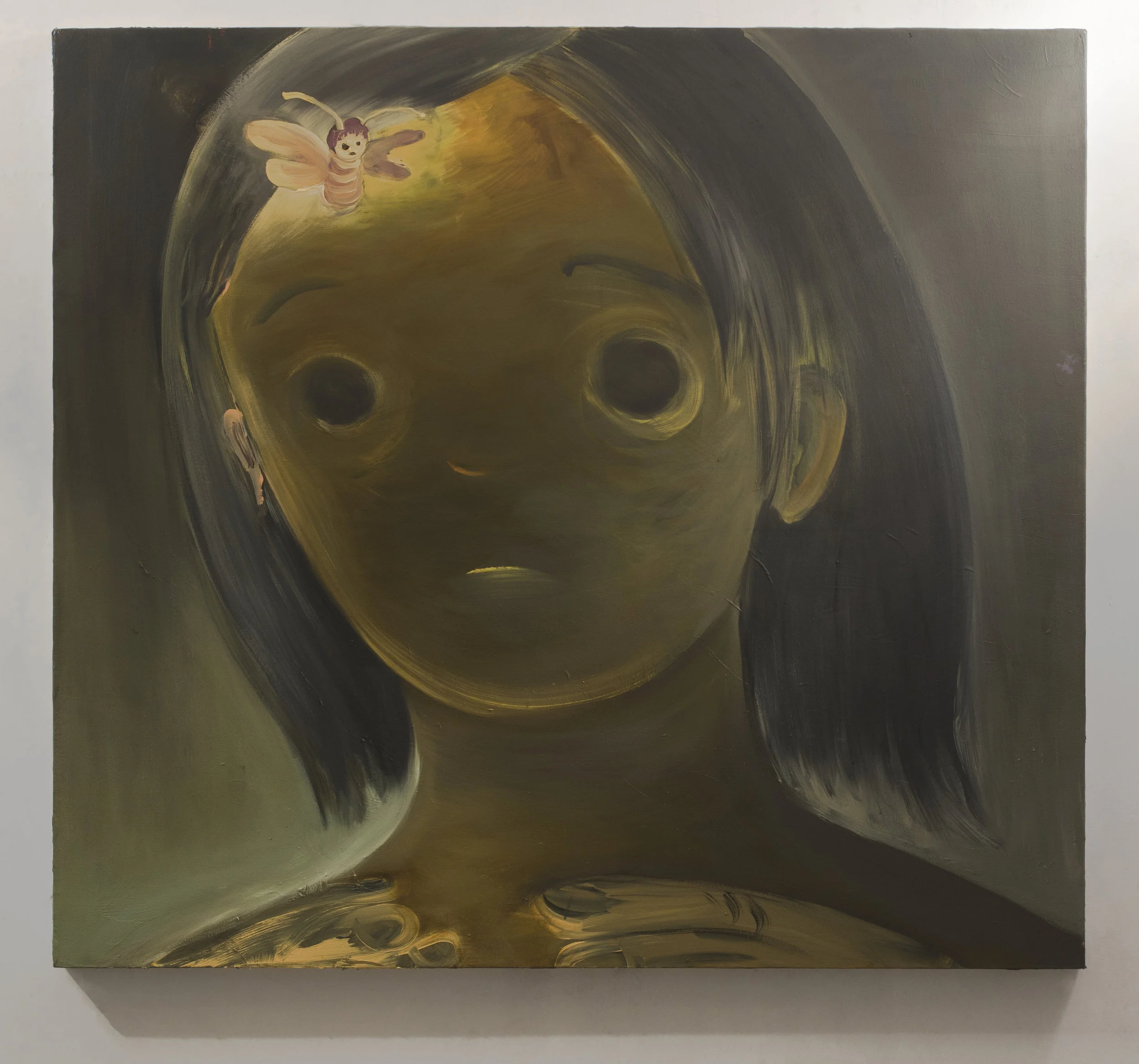 Tsailing Tseng / Queen of the bees / 2019 / oil on canvas/ 50 x 55” / tsailingtseng.com