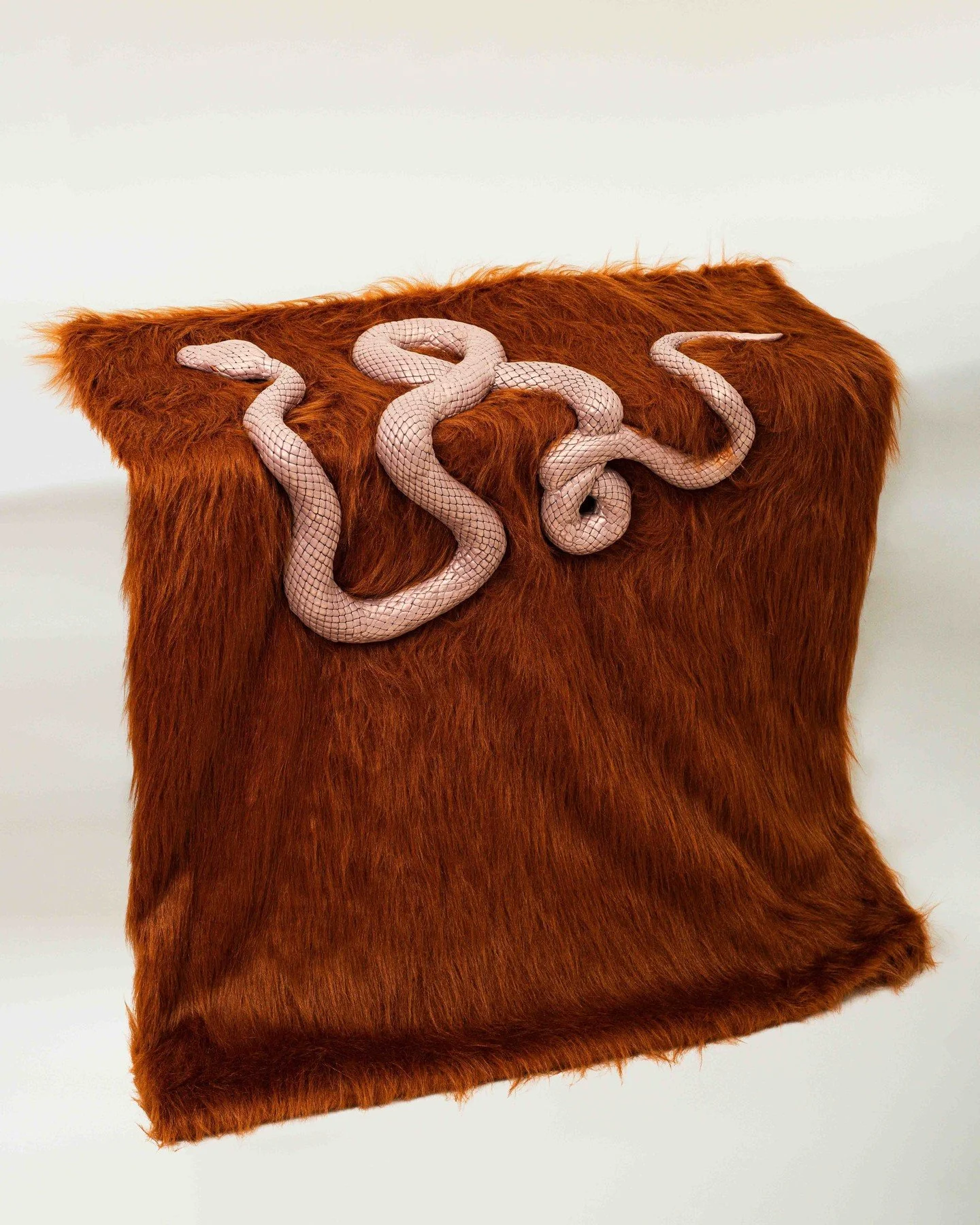 Here's a few standouts from our recent Winter Open Call 🧡⁠
1. Pavlina Vagioni @pavlinavagioni Serpent, 2024, epoxy clay, metallic pigment, hand-cut plywood, styrofoam, beads, veil mesh, faux fur fabric, 12 x 31 x 13&rdquo;⁠
2. Giovanni Valderas @gio