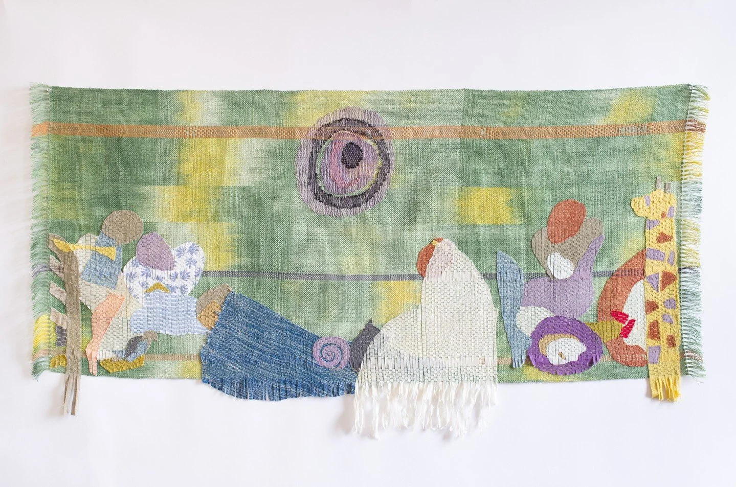 Lin Qiqing @qiqing077⁠
The City Bathers / 2025 52w x 24h in / Linen, fabric, paper and linen yarn.⁠
⁠
EVERYTHING AND NOTHING AT ALL💥⁠
Curated by: Ivy N. Jones (Welancora Gallery) @welancora⁠
⁠
Dates: Jan 8 - 31, 2026⁠
⁠
Featuring:⁠
Grace Flott @grac