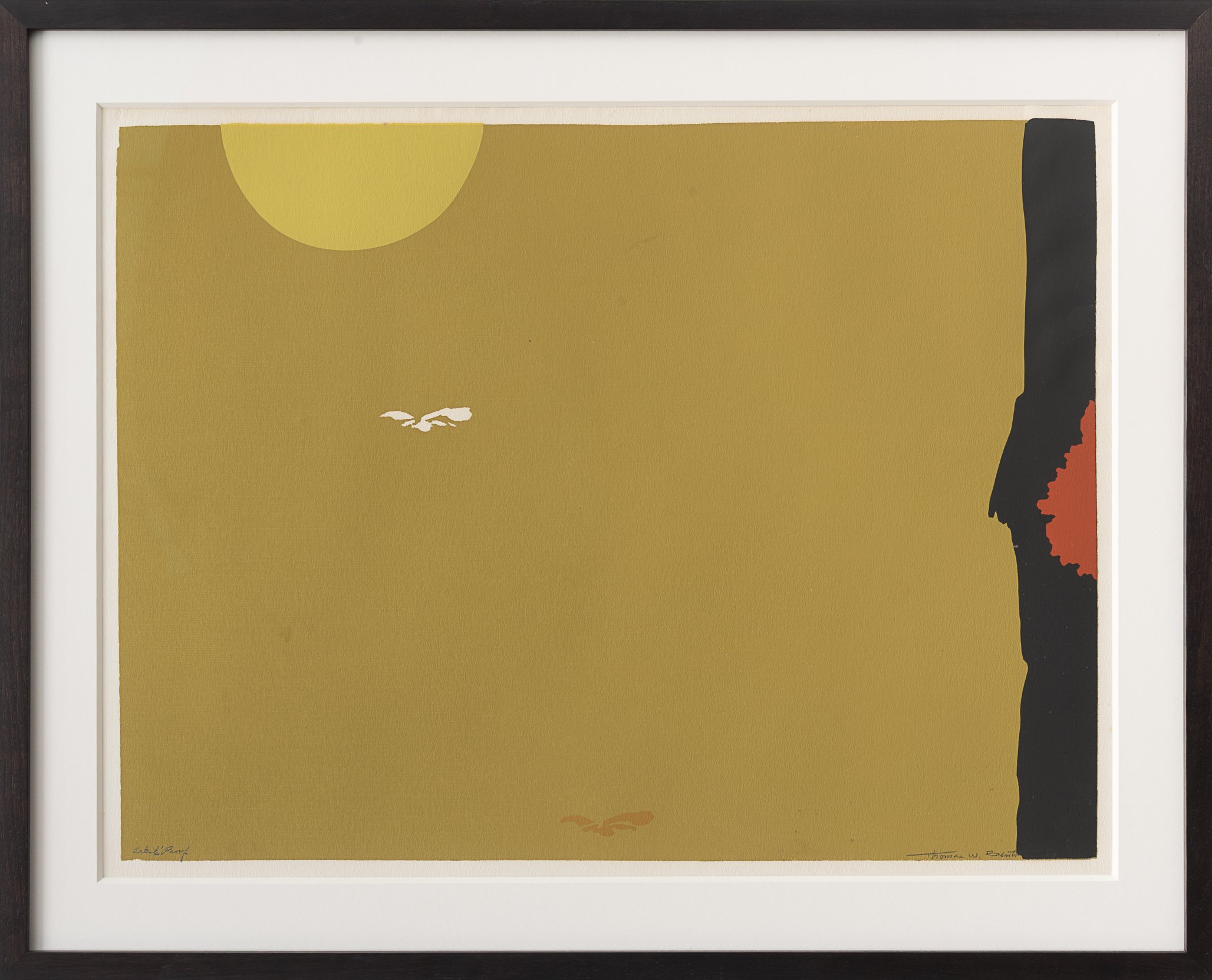 abstract, 1967 - artist's proof