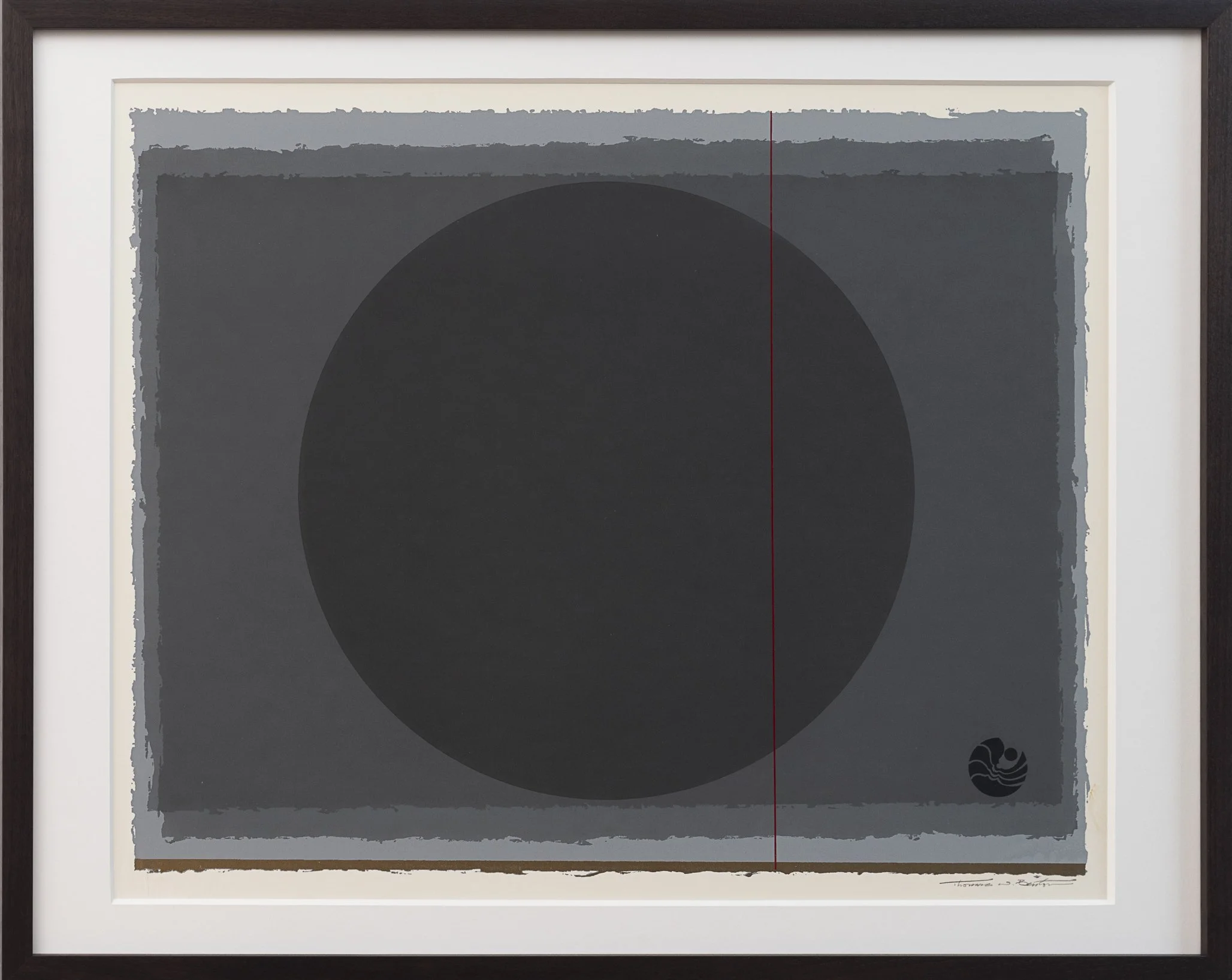 Abstract Circles, Grey