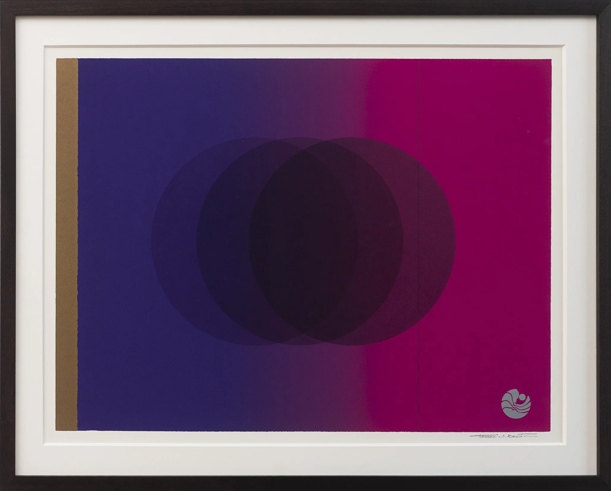 Abstract Circles, Purple