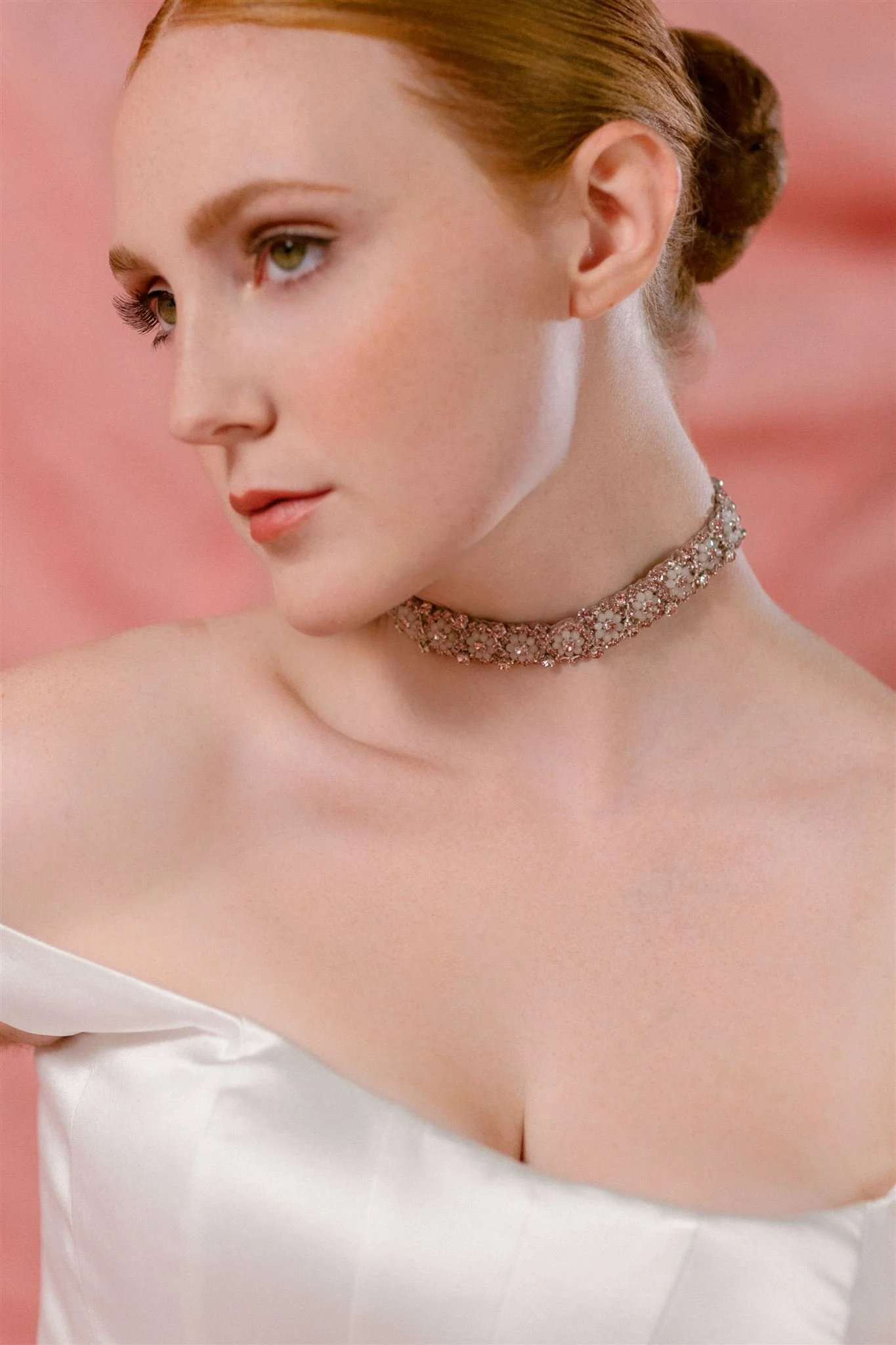 Rose Crystal Choker No. 1