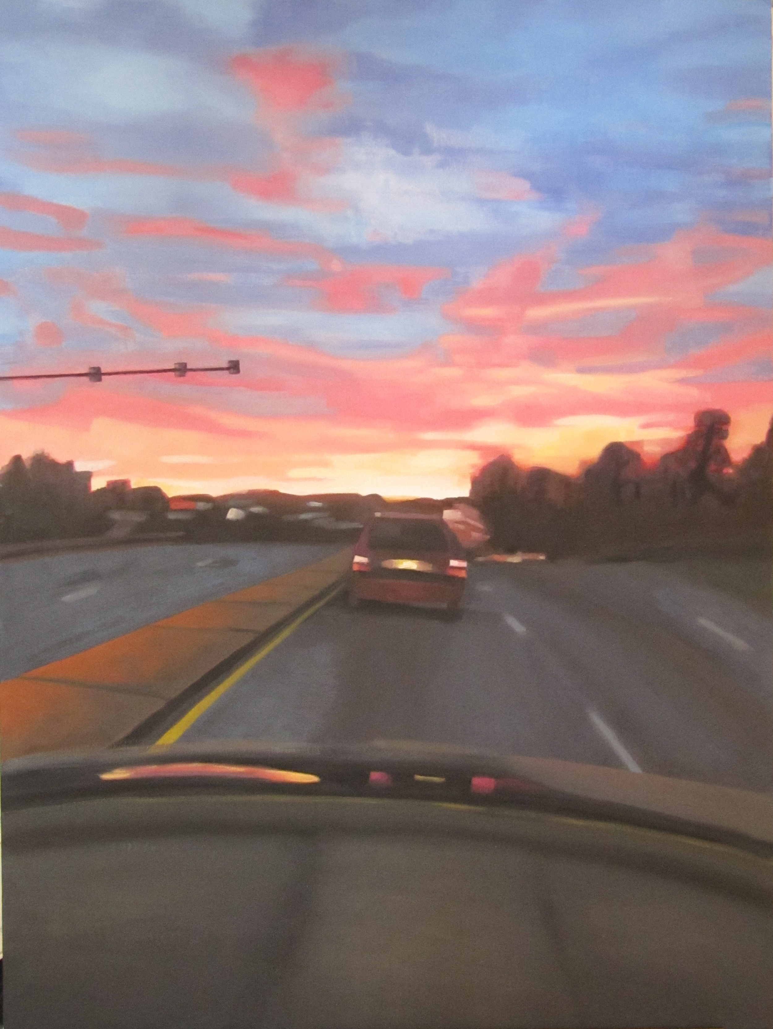 Sunset on Route 1