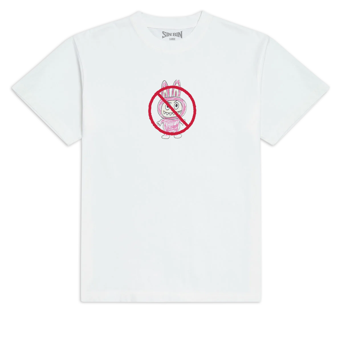 CCS SIN BIN - DROP1 - NO LABUBU - TEE - WHITE - SPEC - PRINT-FRONT ONLY.png