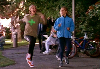 Less efficient; flip side, probably burning more calories than a HIIT workout