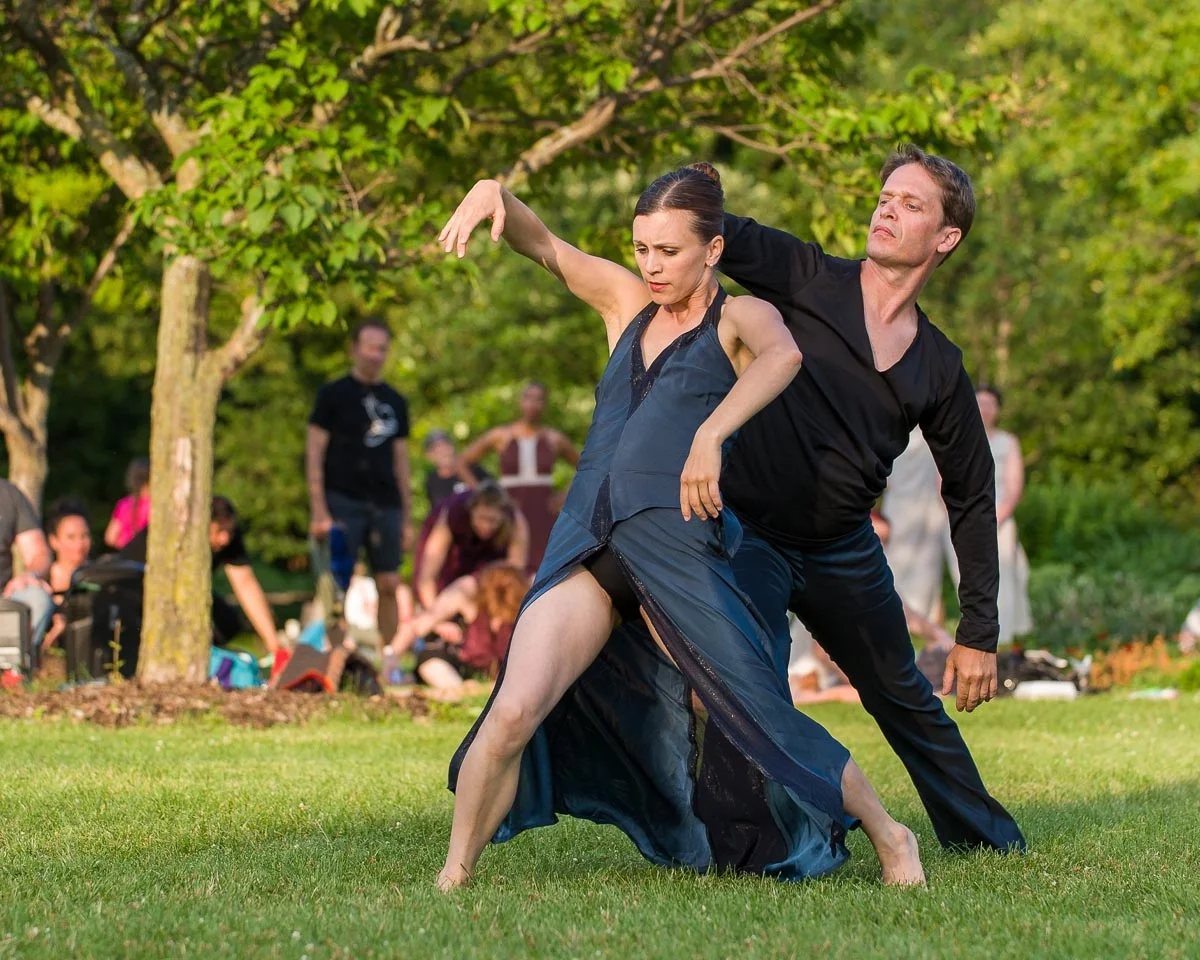 My wife and I performing at Dances on the Lake in Minneapolis on July 11, 2015.