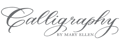 Calligraphy by Mary Ellen | New Jersey Calligraphy for Weddings and Events