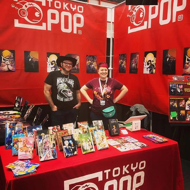 #comicon #newyork #tokyopop #manga #anime #hardwork #butfun #weloveourfans #nightmarebeforechristmas @tokyopop