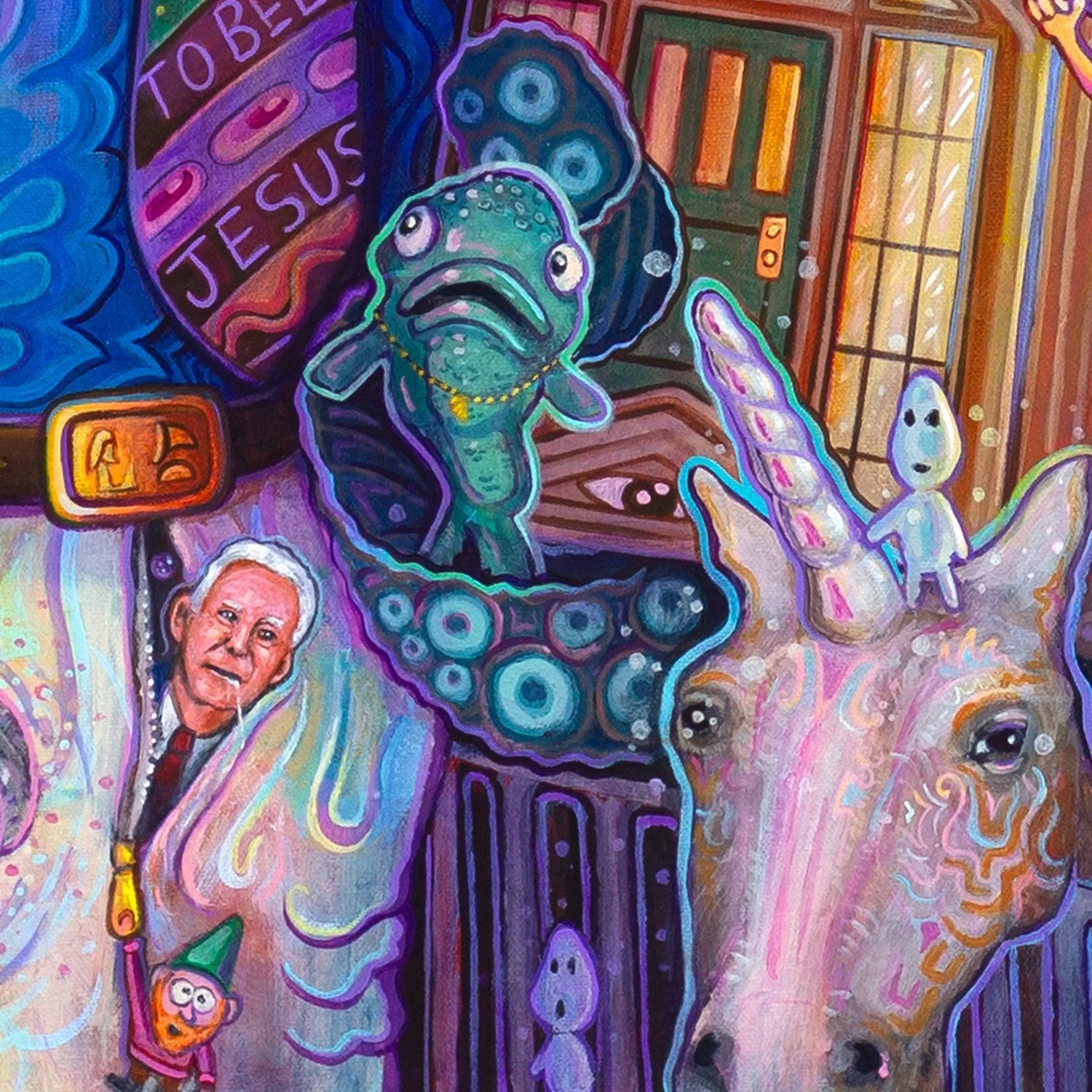 It's Always Sunny in Philadelphia Poster - Pepe Silvia Conspiracy Meme Painting