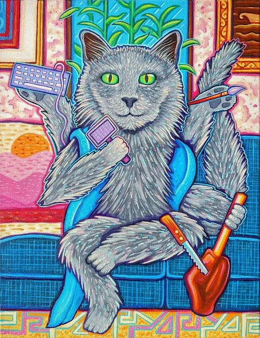 Lord Winston • acrylic on canvas, 11” x 14”