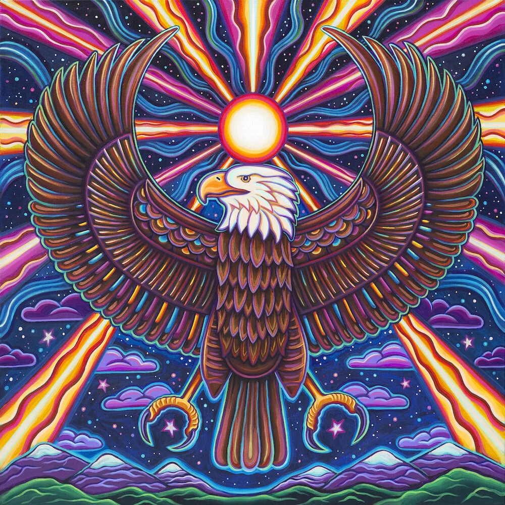 Majesty • acrylic on canvas, 30” x 30”