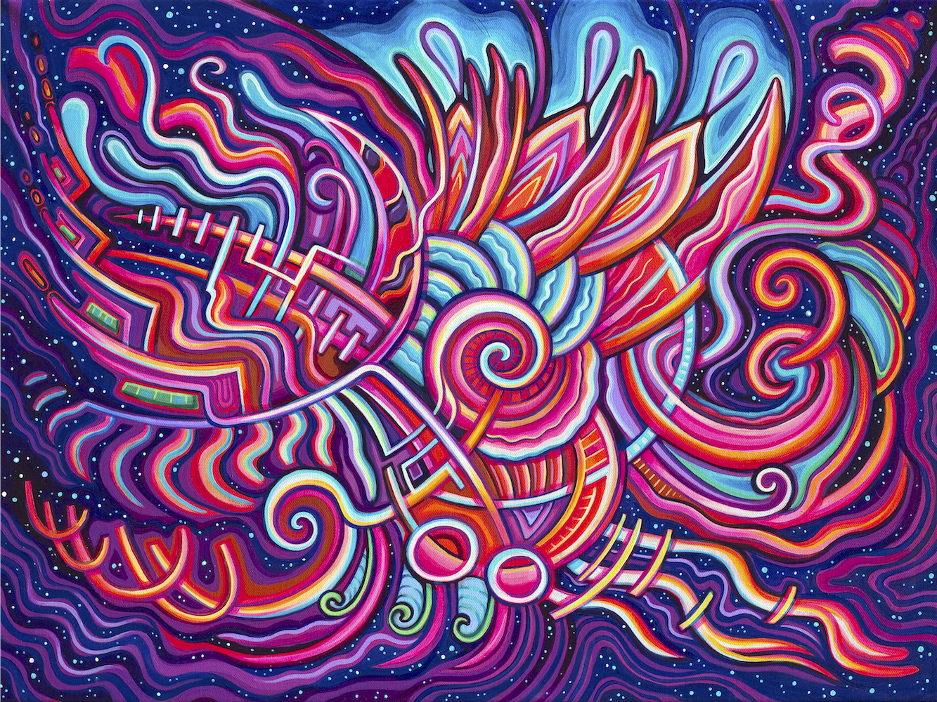 Phase Change • acrylic on canvas, 18” x 24”