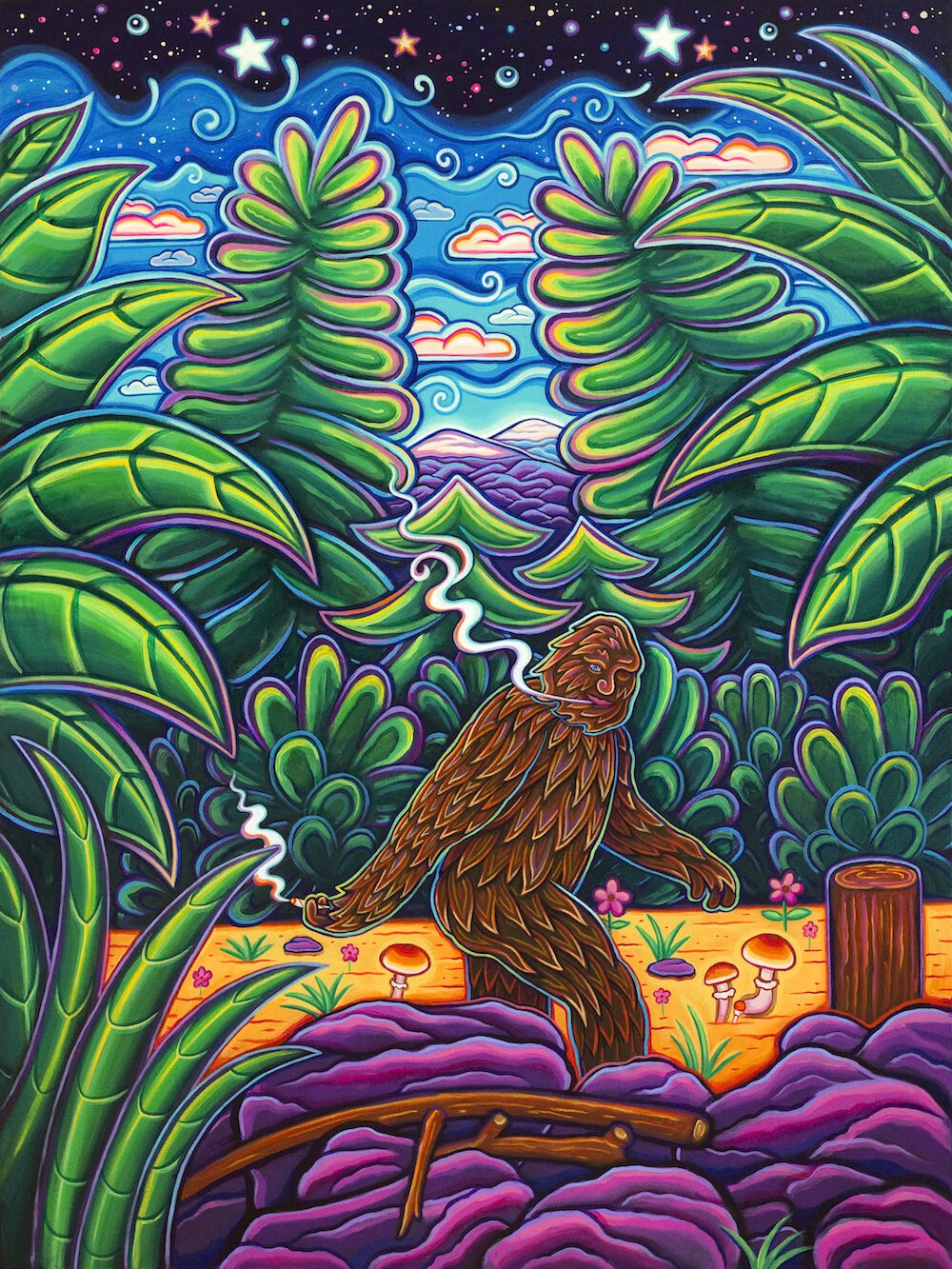 Social Distancing World Champ • acrylic on canvas, 30” x 40”