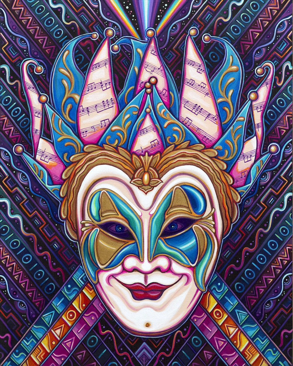 Violet Pill • acrylic on canvas, 24” x 30”