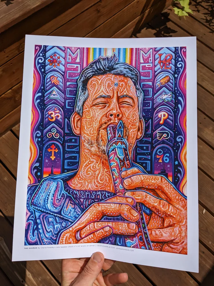 【ラプンツェル様用】SIXTY WATT SHAMAN / Reasonほか The Shaman' Art Print — John Speaker Art