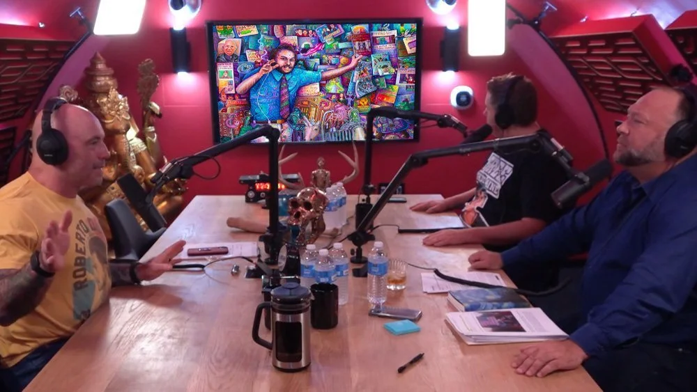 Conspiracy Theory Poster - Joe Rogan and Alex Jones