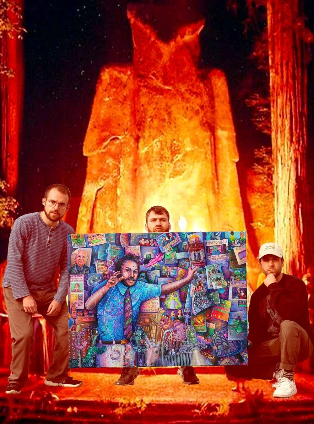 Conspiracy Theory Poster - Bohemian Grove - Artists John Speaker Charlie Potesky Sean McLeod