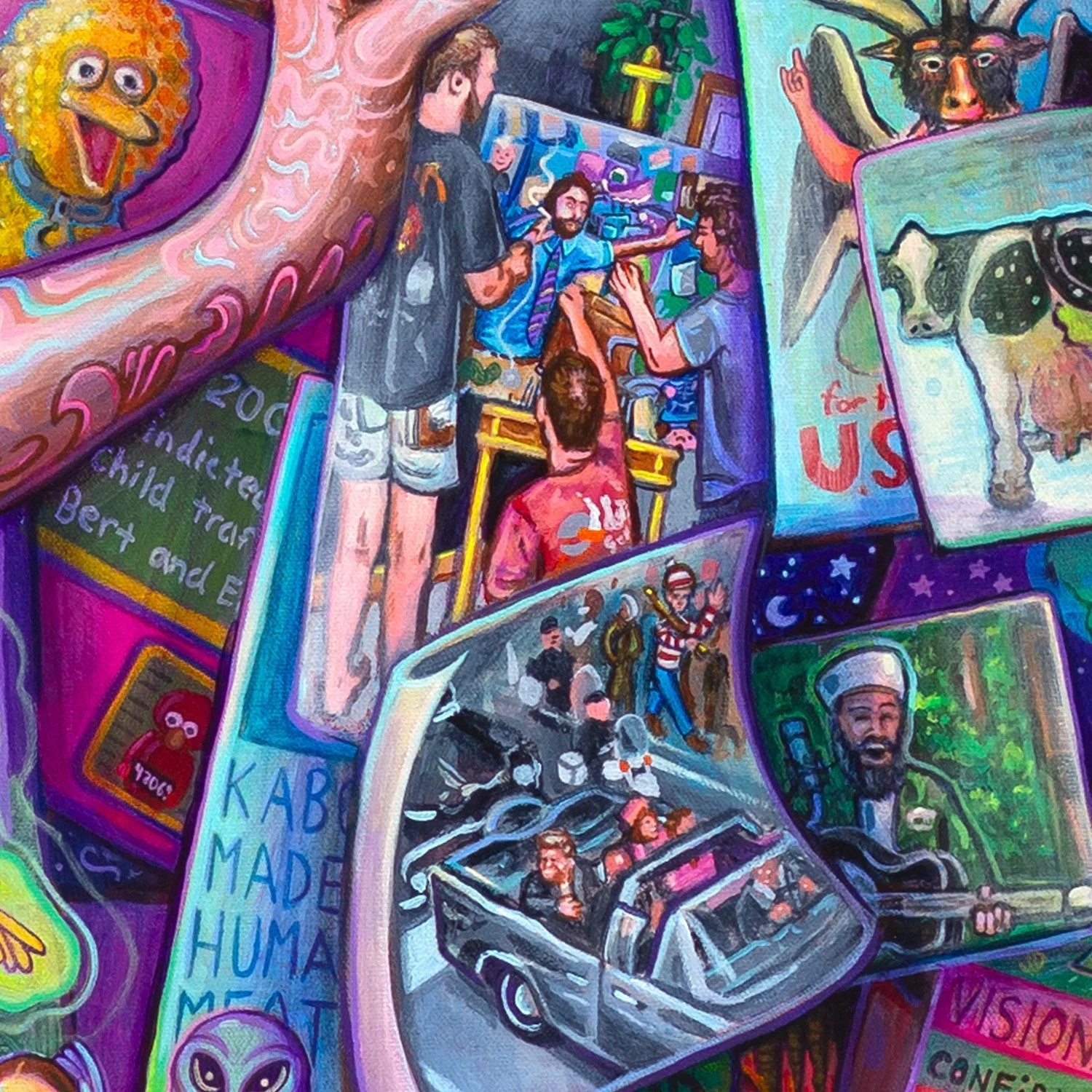 Charlie Conspiracy Meme Poster - JFK Conspiracy Theory Painting - It's Always Sunny in Philadelphia Art