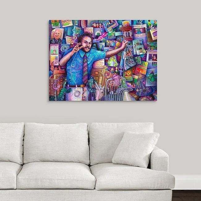 Charlie Conspiracy Meme Painting - It's Always Sunny Art