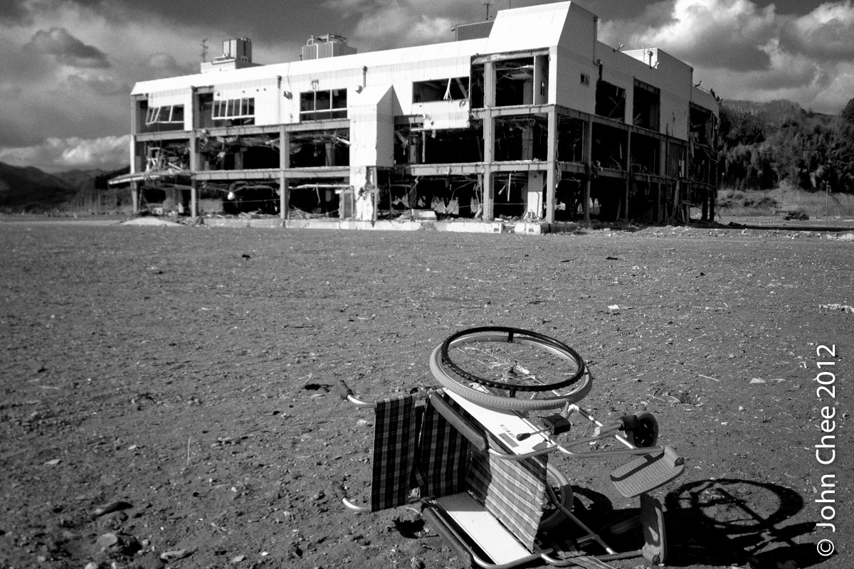 Fallen Wheelchair, Rikuzentakata