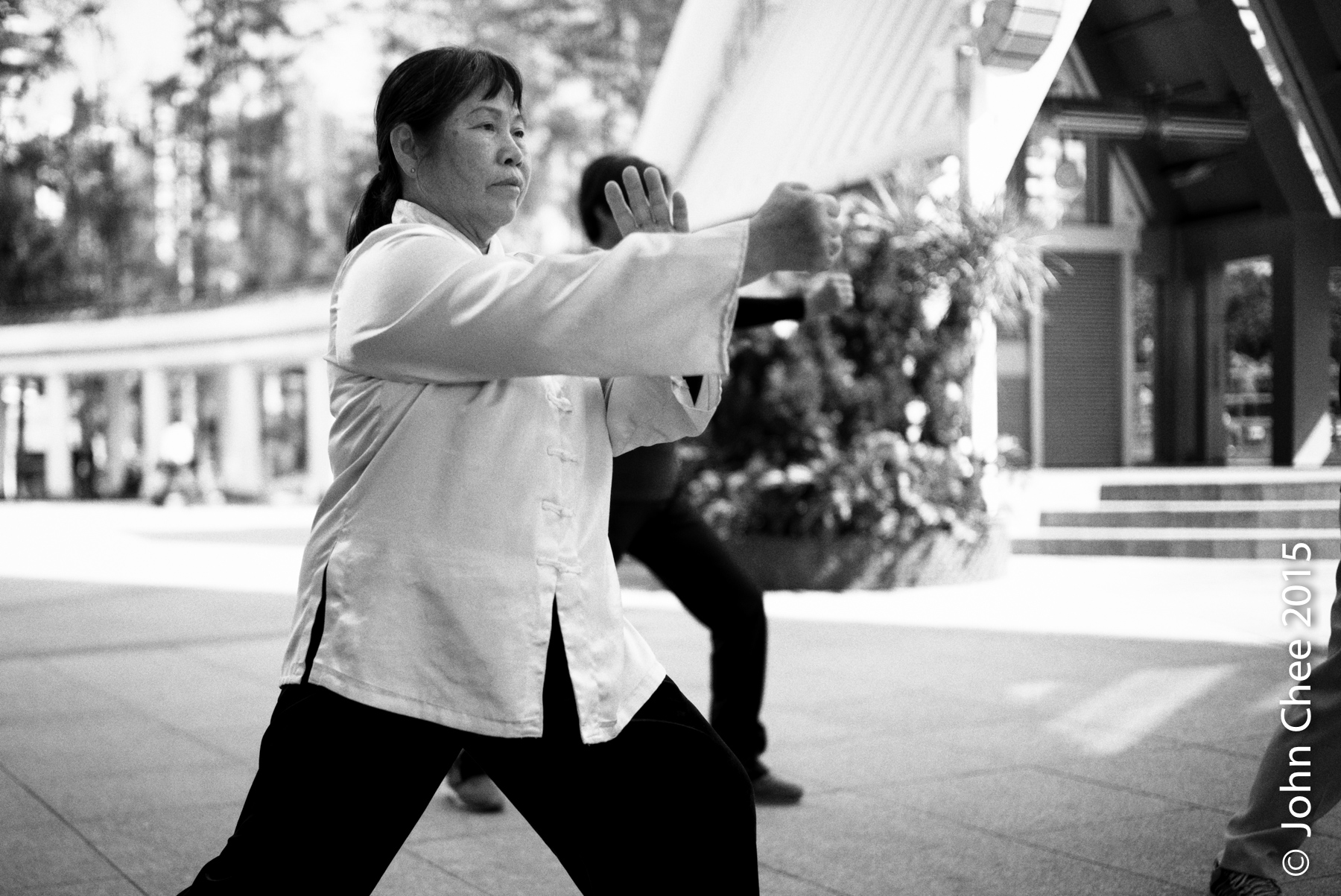 Immigrants like this Tai Chi master do what they know best to make ends meet. However, many still rely heavily on government subsidies and assistance from pro-Beijing political parties. Every day, at least 150 Chinese immigrants arrive in Hong Kong. In other words, over a million immigrants from China have moved to Hong Kong since China's takeover in 1997. Thus, at least one-seventh of the population has Chinese background, who are naturally more receptive to policies pushed by the pro-Beijing political parties and government. (Tsuen Wan, Hong Kong)