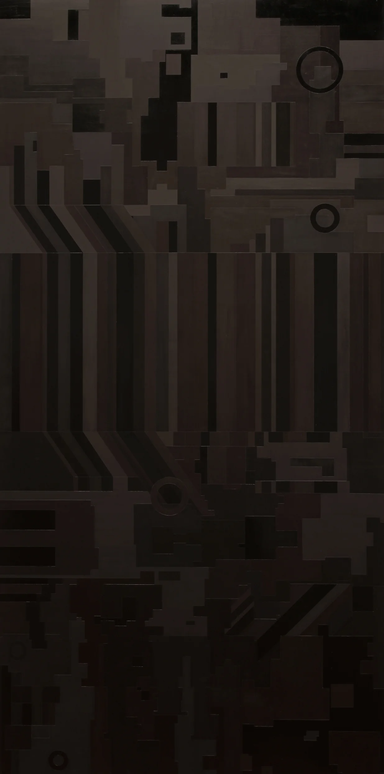   Sequence 5   acrylic on wood  48 in x 96 in  2014 