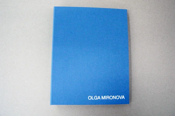 Bright Blue Portfolio Book