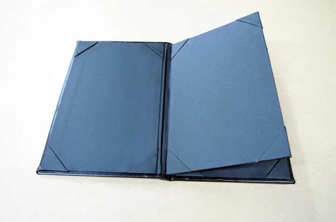 Three View Booklet Menu Cover