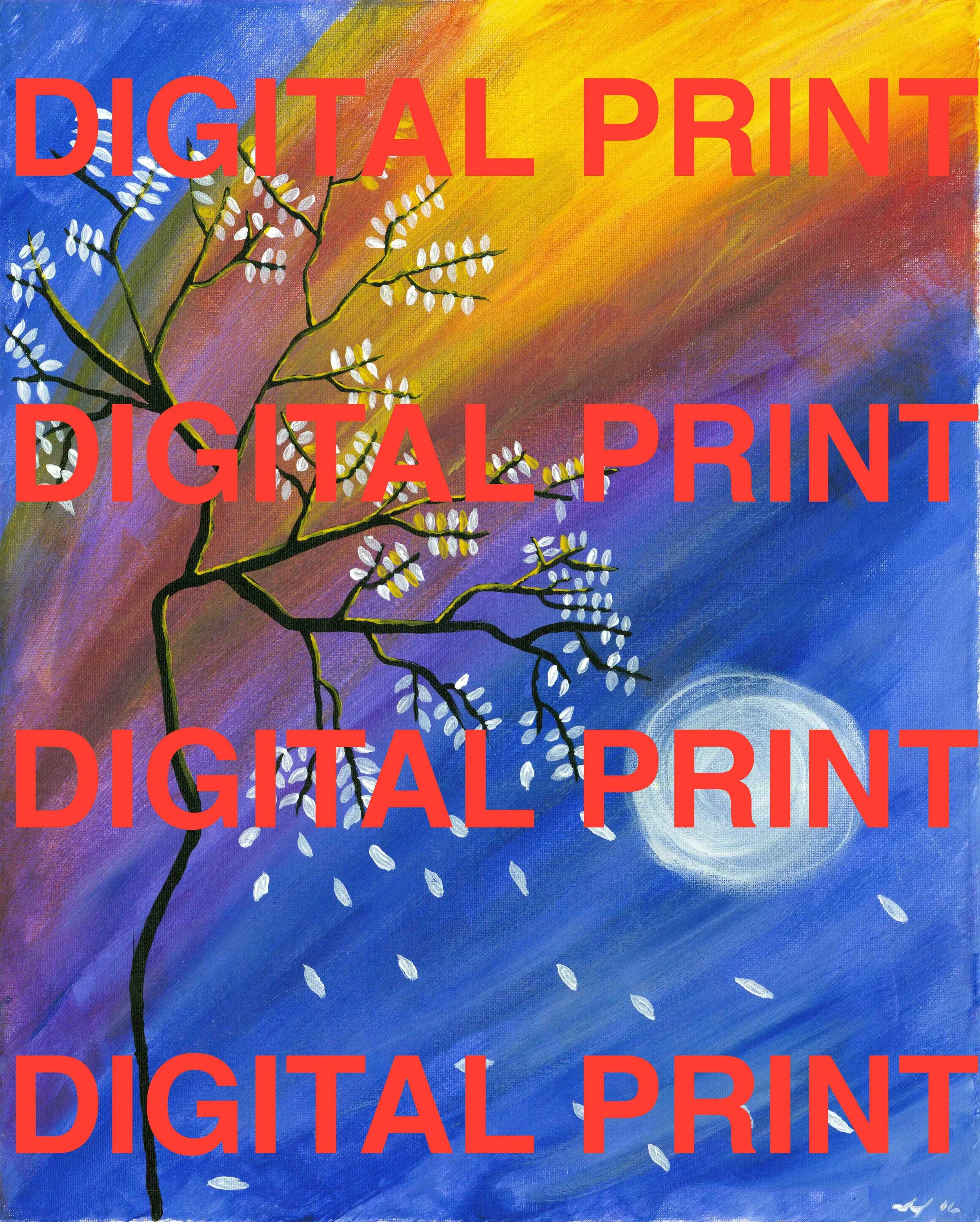 The flowering plum (梅花)